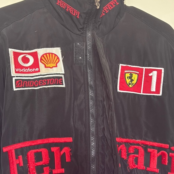 Ferrari Black and Red Performance Racing Jacket - Picture 4 of 9
